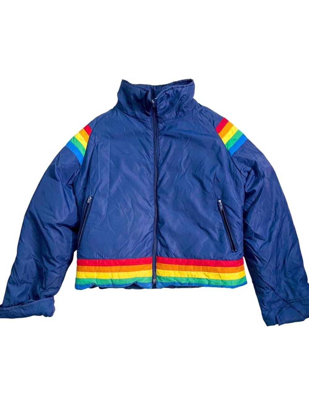 VTG Antler Down-Filled Rainbow Coat, Size 10/12